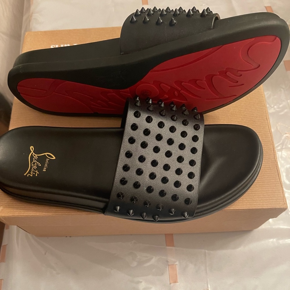Men Christian louboutin slide